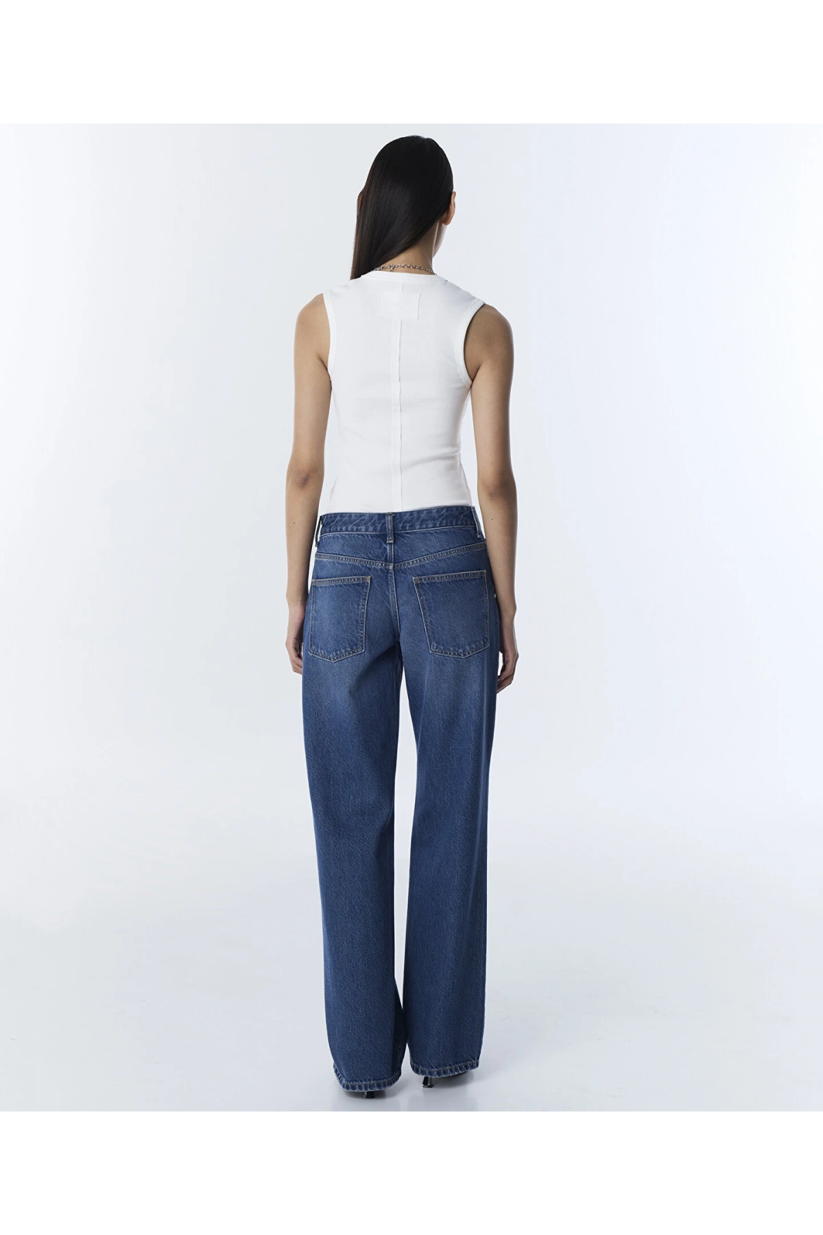 Twist Eskitme Efektli Jean Pantolon TS1260018037