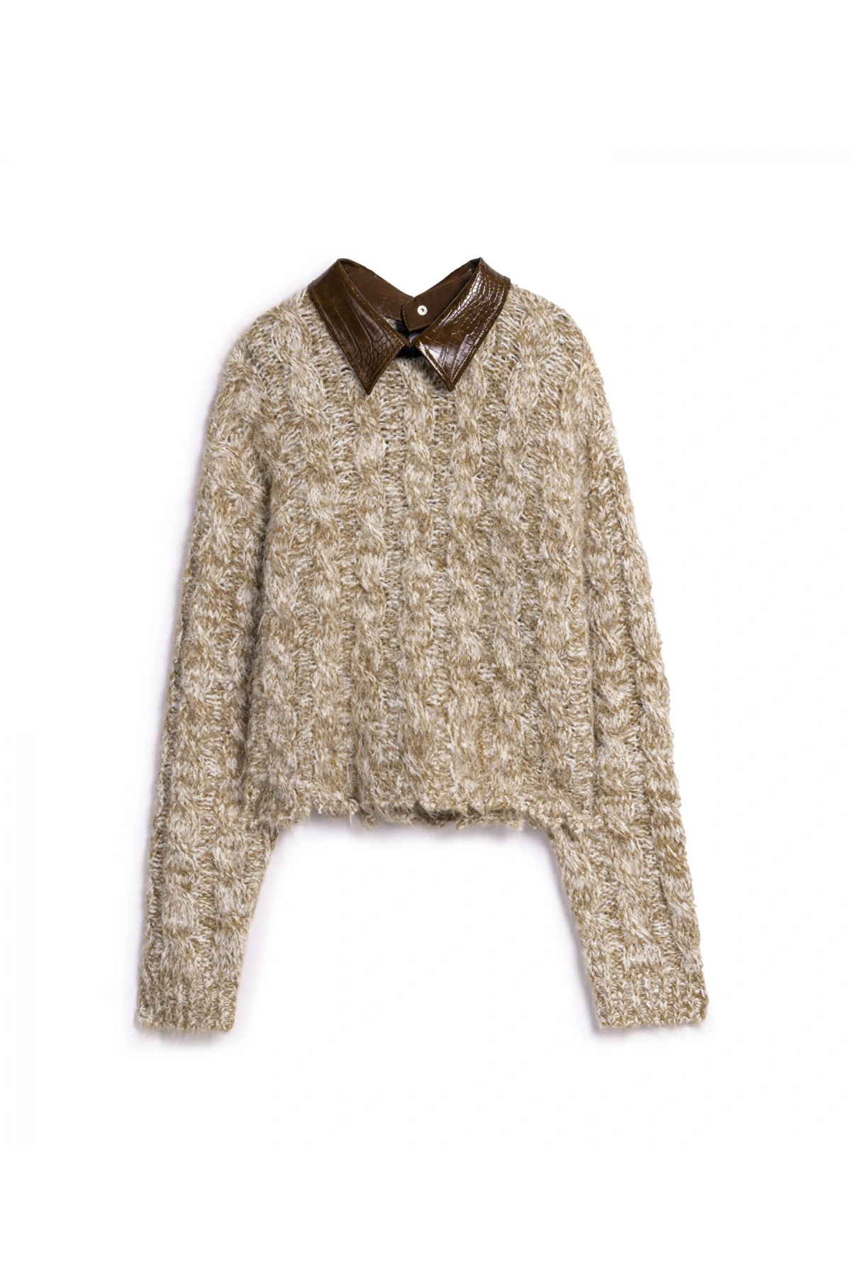 Twist Konstrat Yakalı Edge Kazak TW6250050445