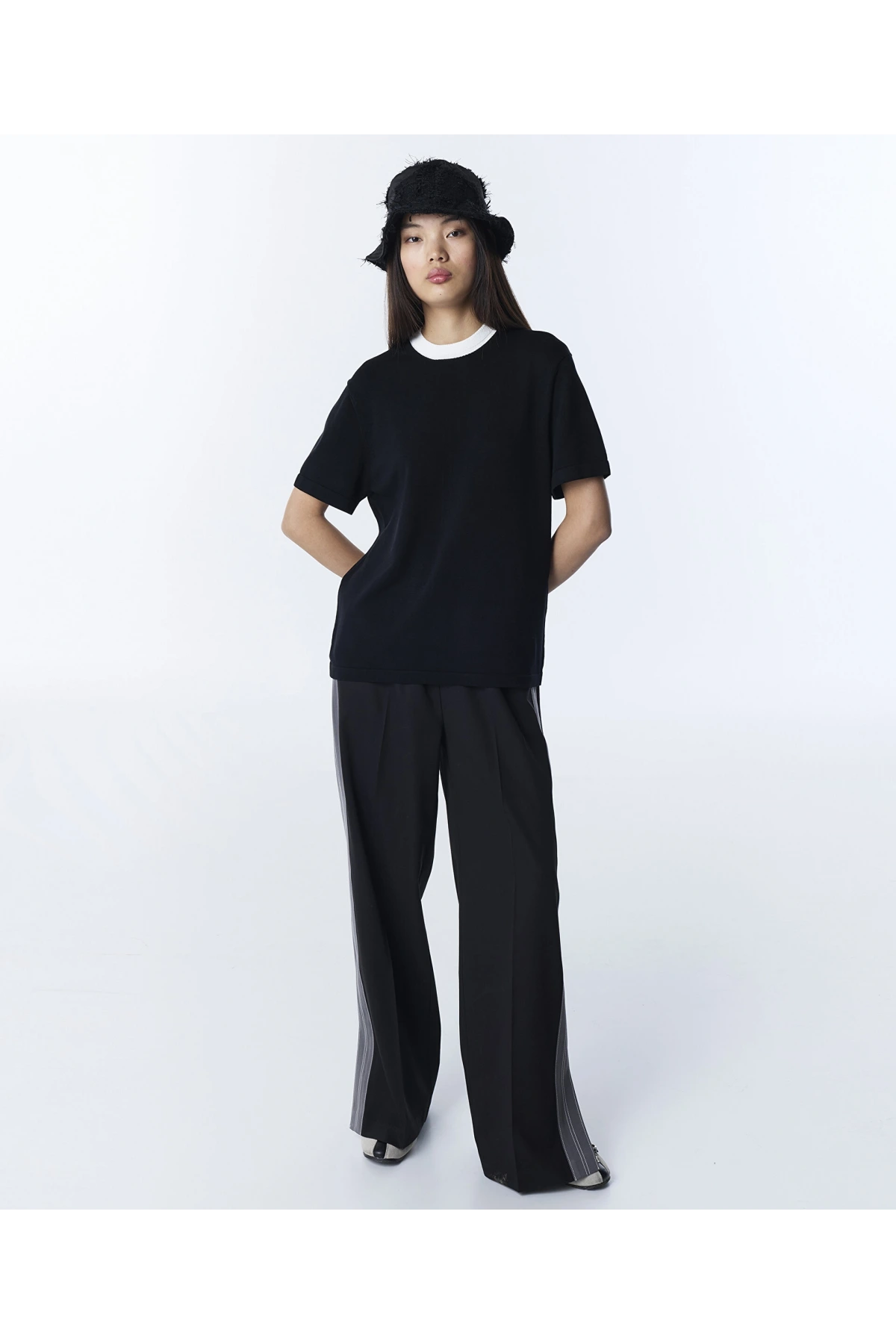 Twist Kontrasr Yaka Triko TS1260050065