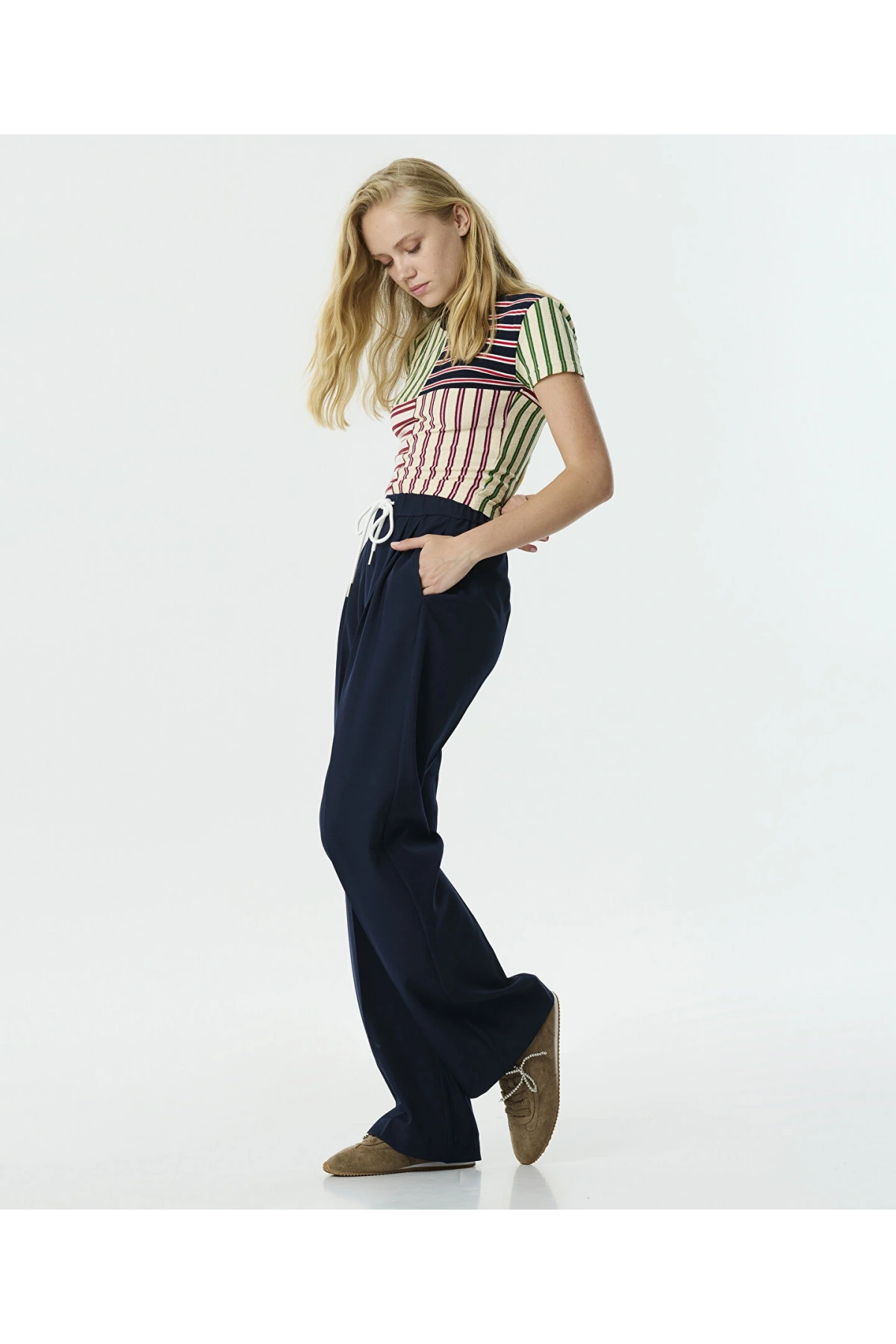 Twist Kontrast Kordonlu Pantolon TW6250003129