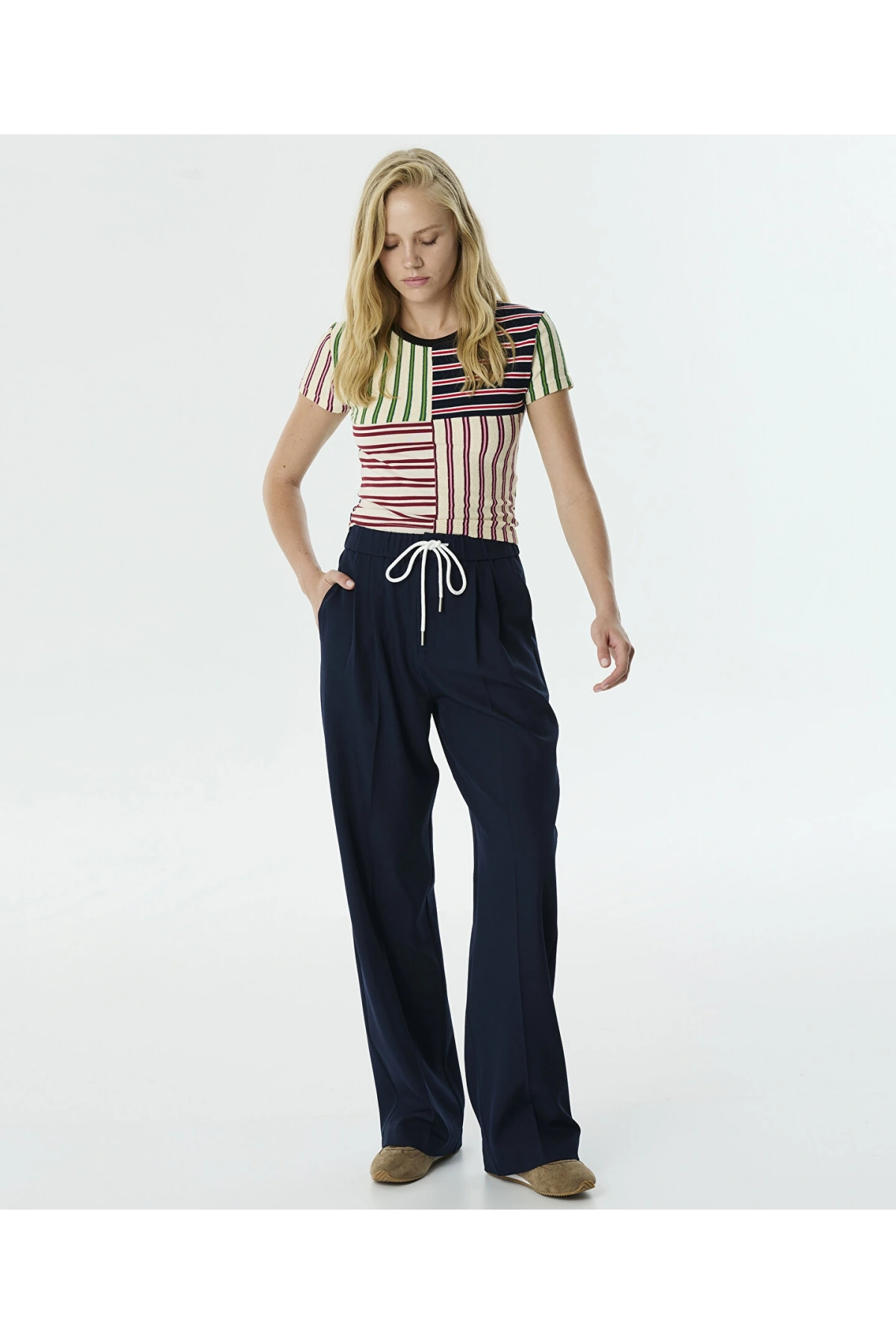Twist Kontrast Kordonlu Pantolon TW6250003129