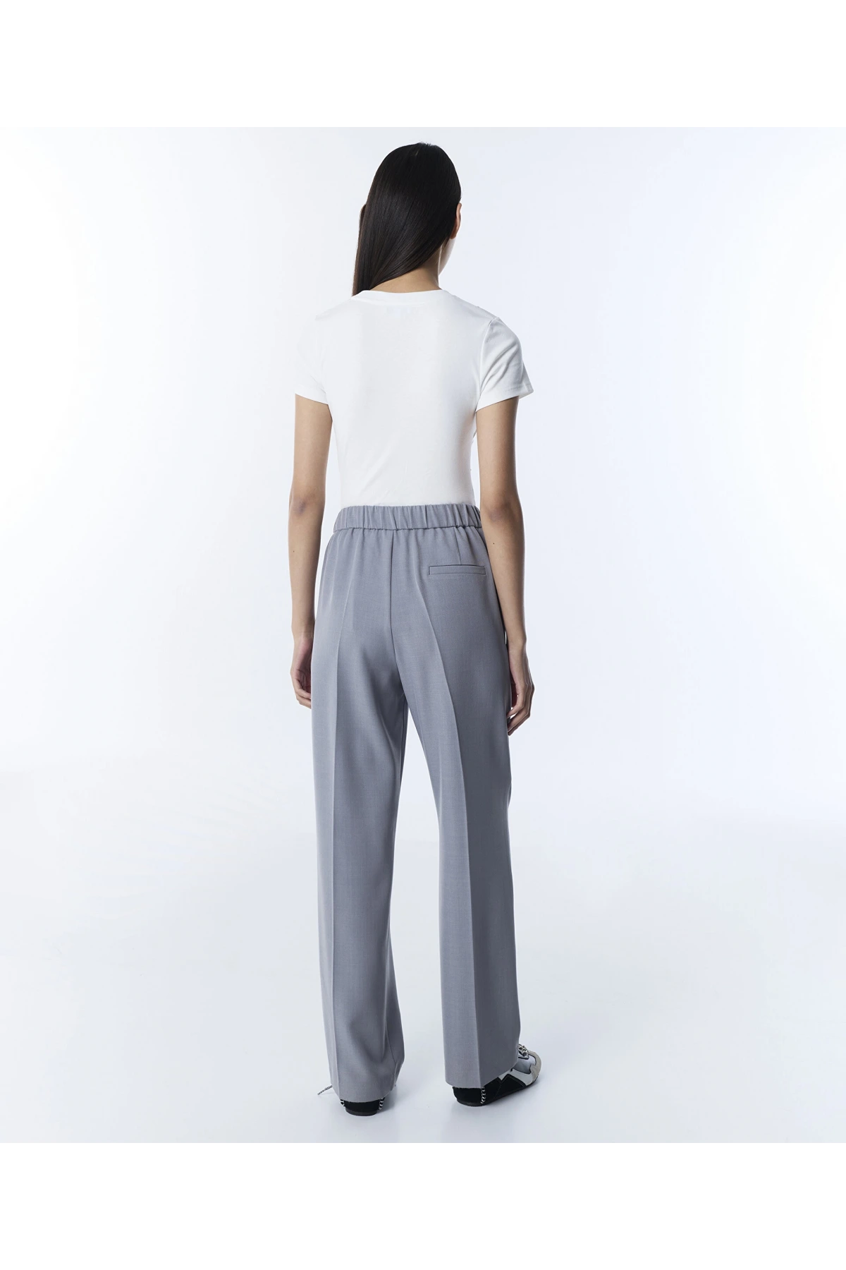 Twist Kontrast Kordonlu Wide Leg Pantolon TS1260003152