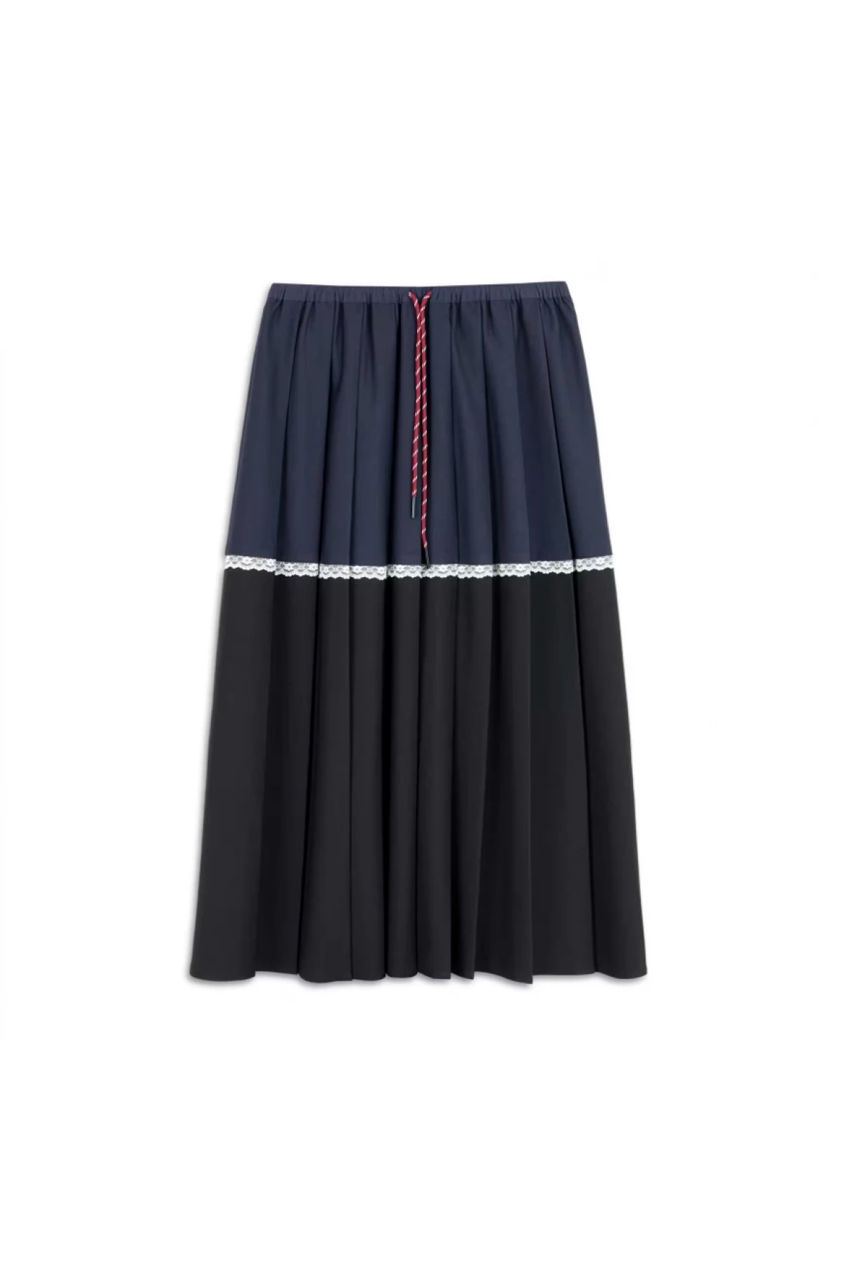 Twist Kumaş Mix Colorblock Etek TW6250004067