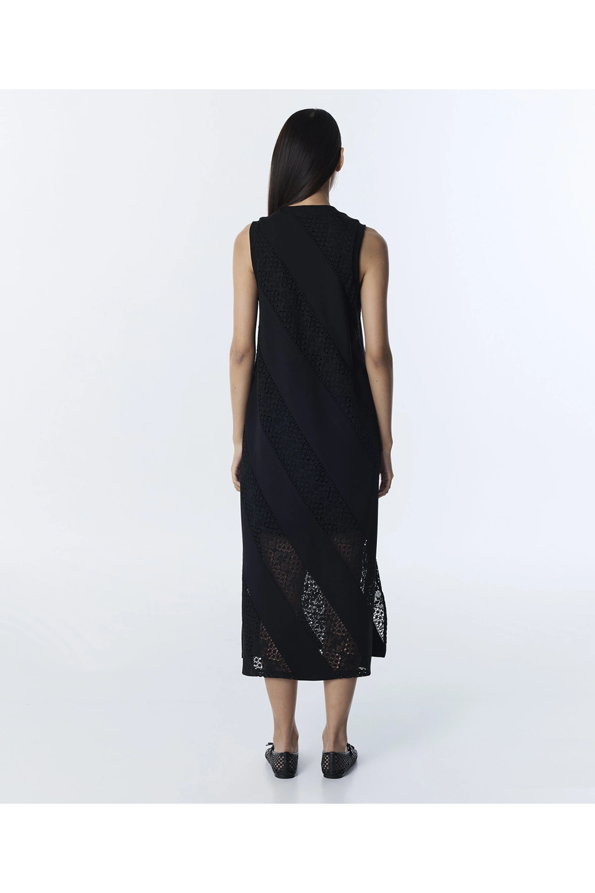 Twist Kumaş Mix Midi Elbise TS1260002215