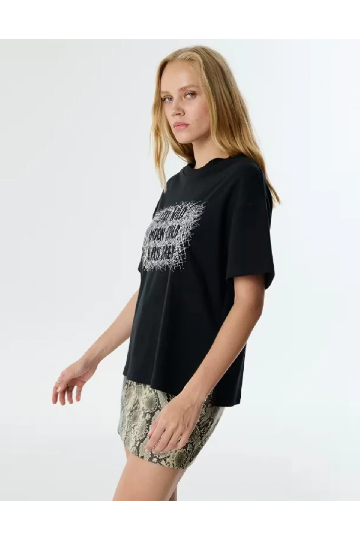 Twist Nakışlı T-shirt TW6250070042