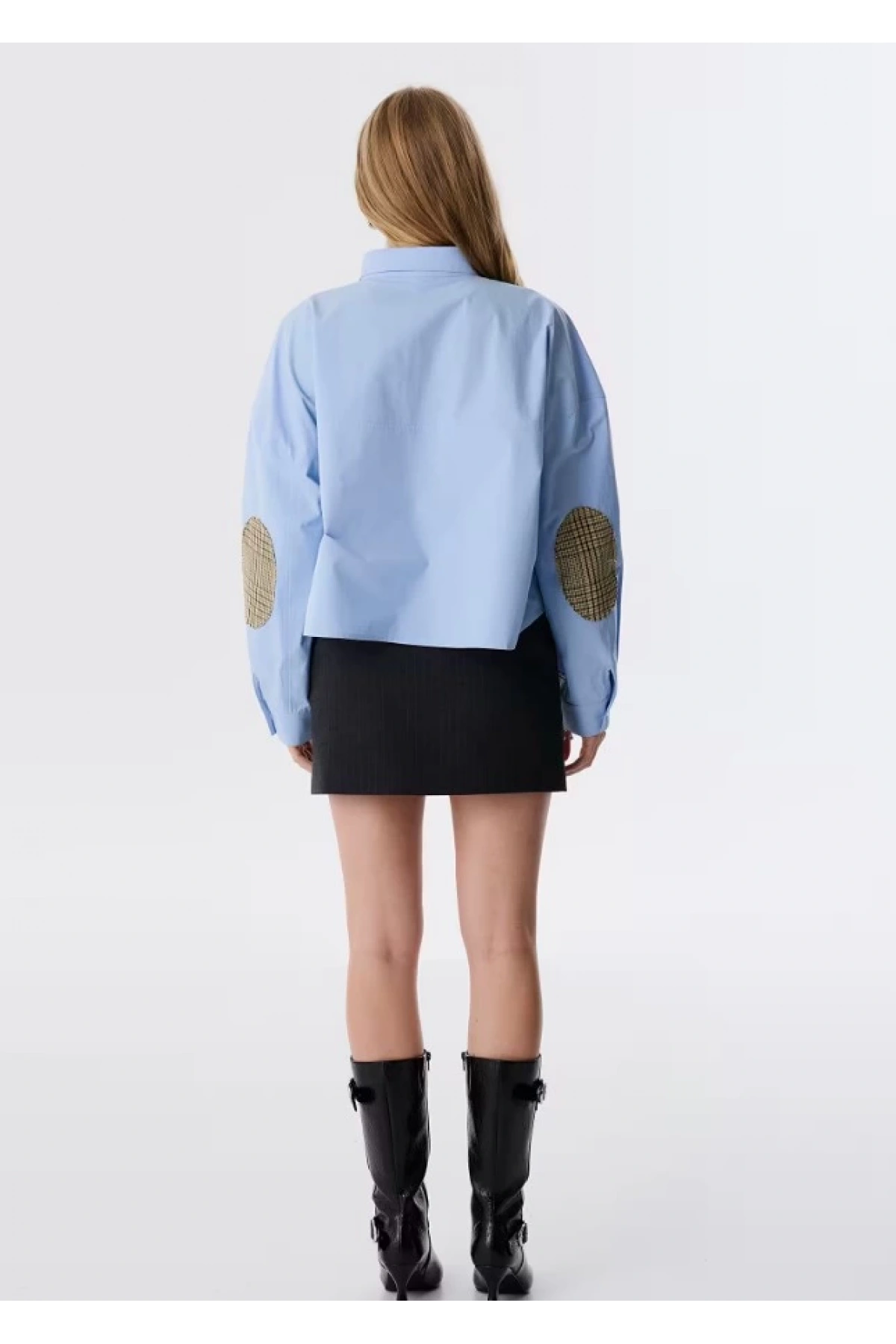 Twist Patch Li Crop Gömlek TW6250025072