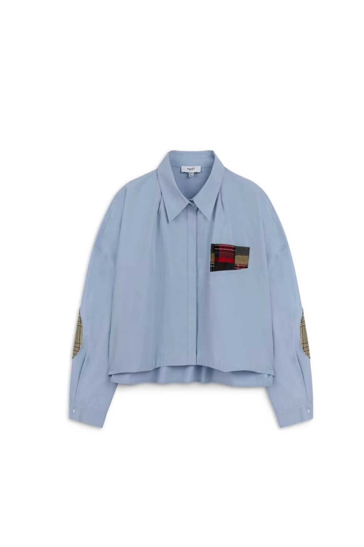 Twist Patch Li Crop Gömlek TW6250025072