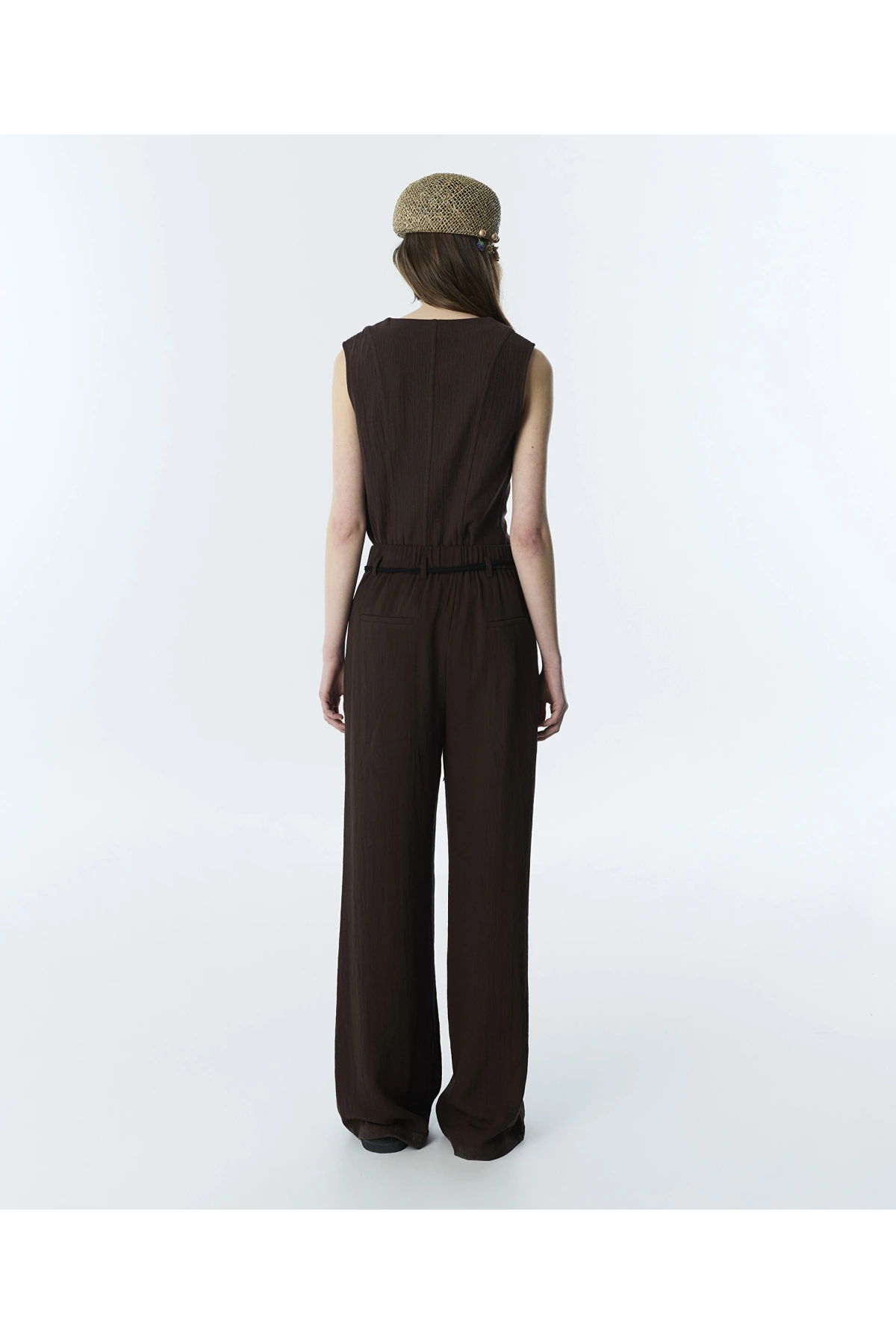 Twist Püsküllü Kemerli Wide Leg Pantolon TS1260003261