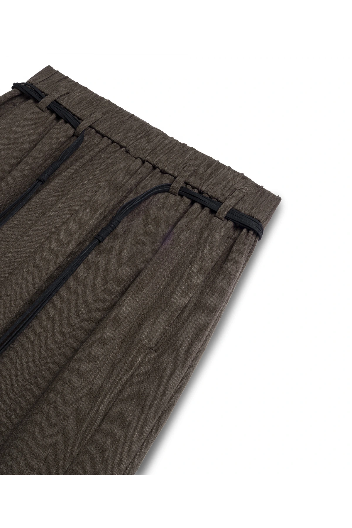 Twist Püsküllü Kemerli Wide Leg Pantolon TS1260003261