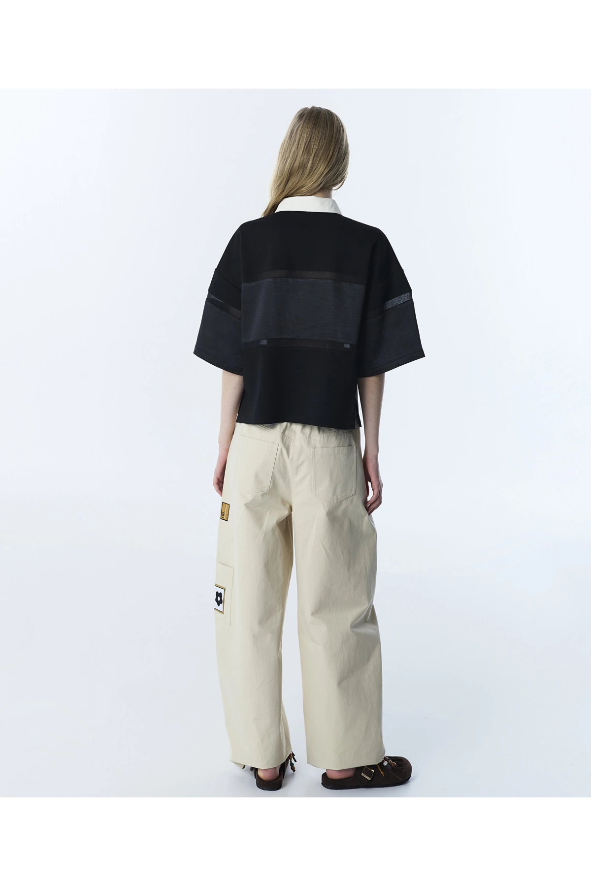 Twist Saten Mix Colorblock Bluz TS1260006057