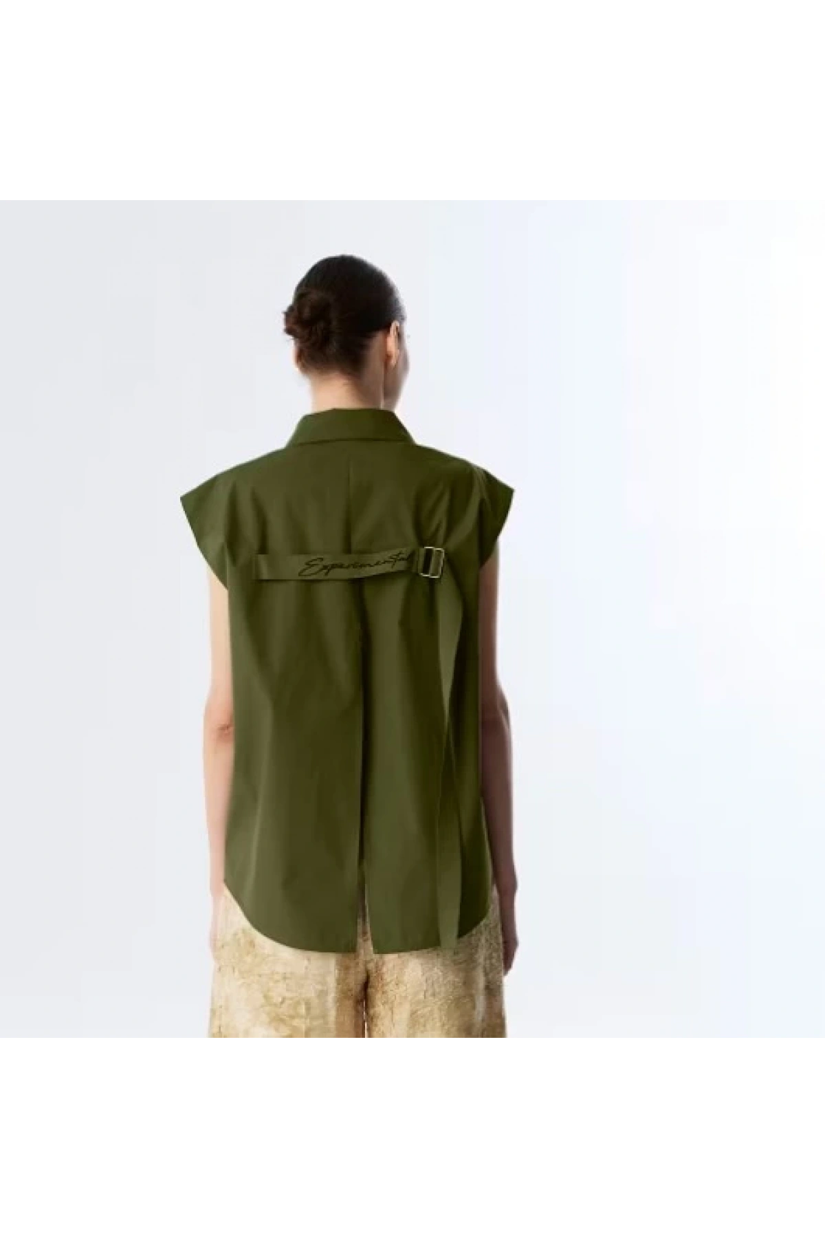 Twist Sırt Dekolteli Gizli Patlı Gömlek TS1250025229