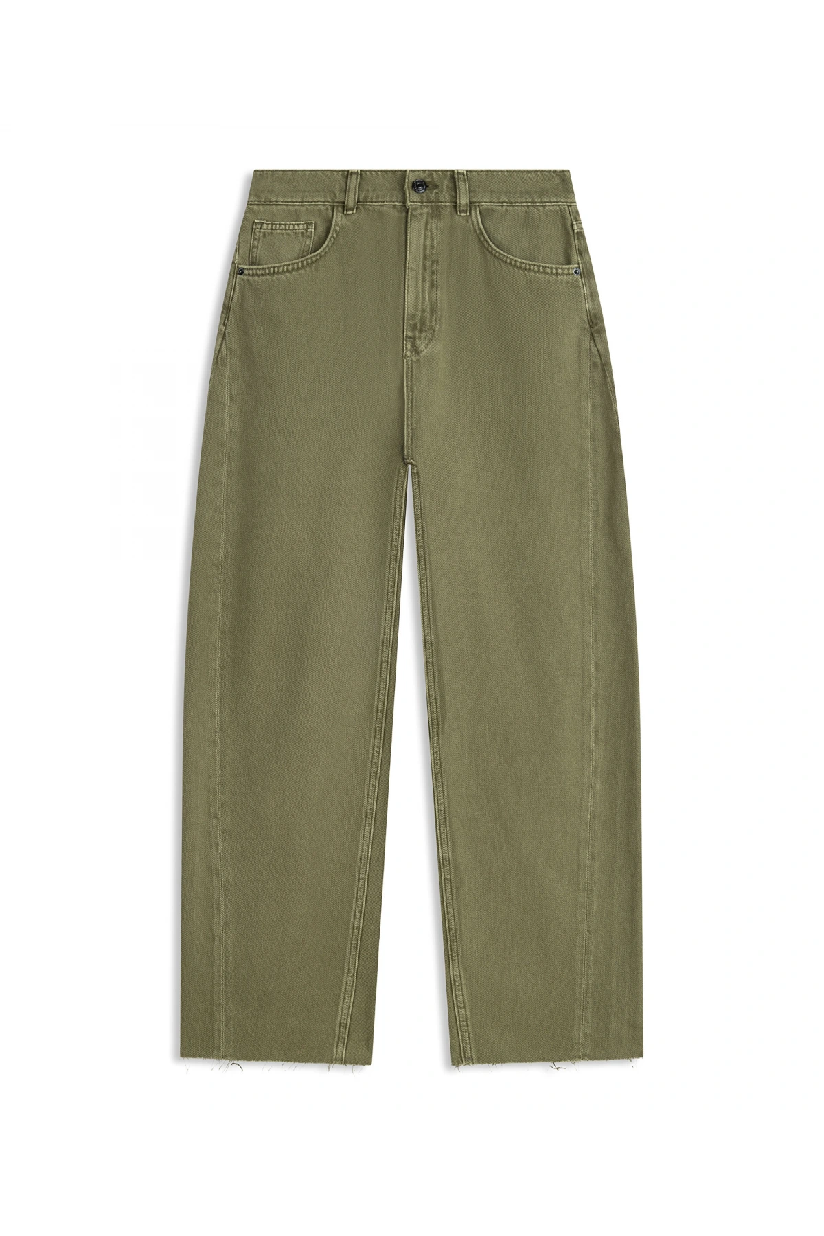 Twist Slogan Baggy Jean Pantolon TS1260018033