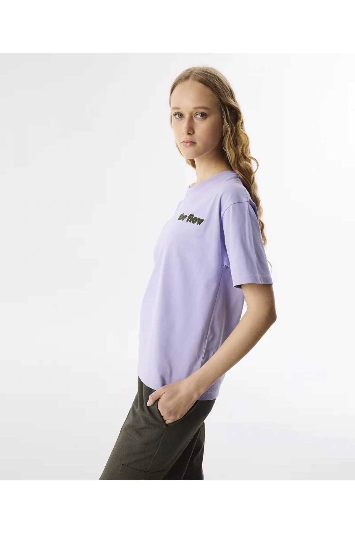 Twist Slogan Nakışlı T-shırt TS1250070089