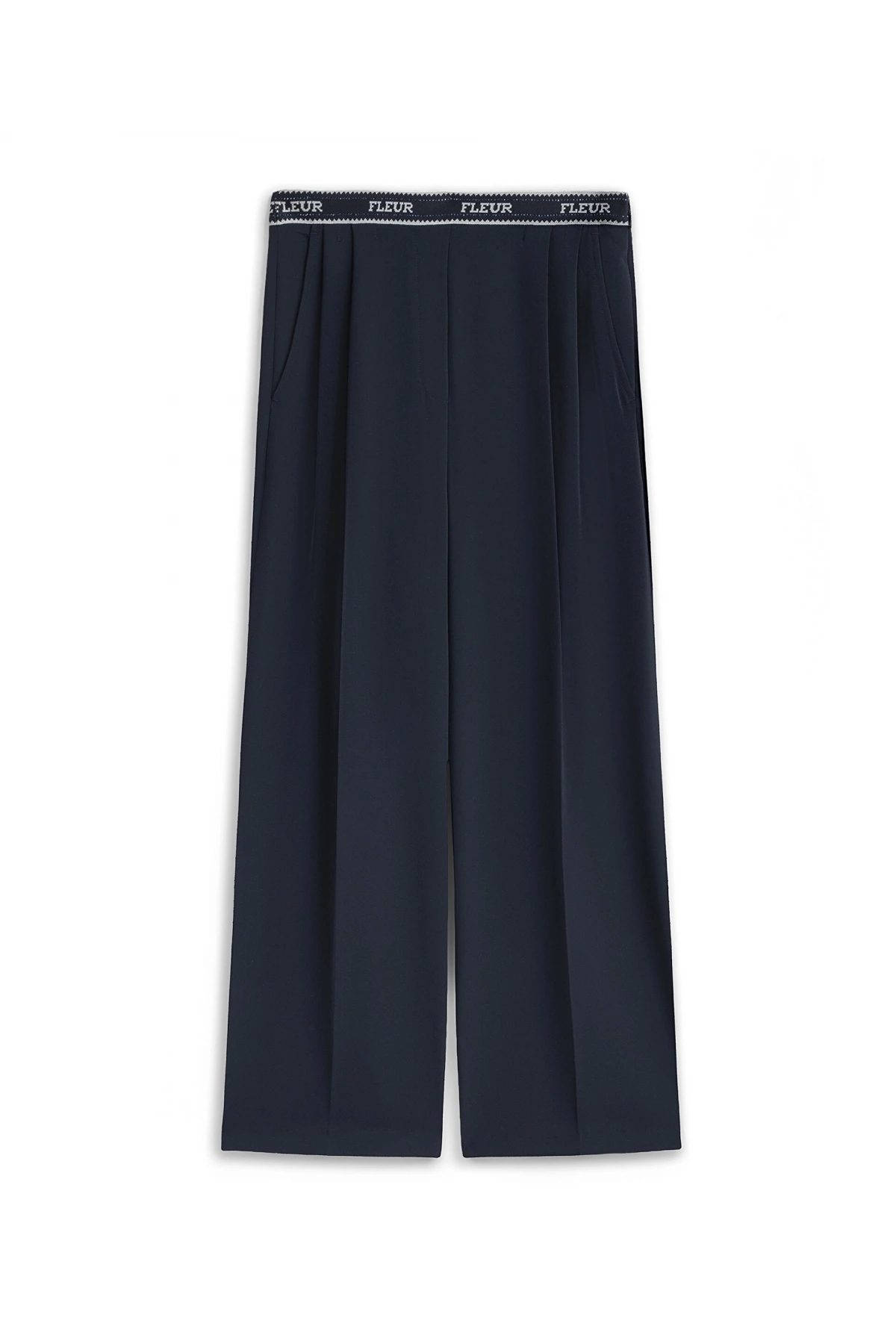 Twist Slogan Wide Leg Pantolon TS1260003139