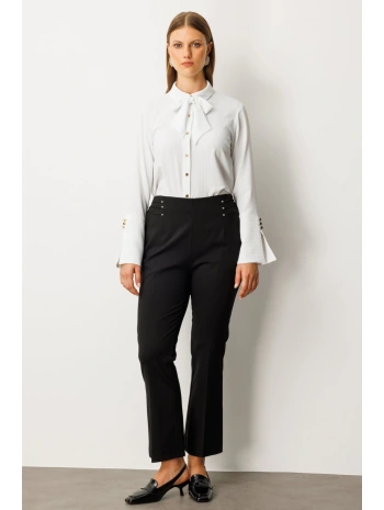 Ekol Beli Lastikli Boncuk Detaylı Pantolon 01085