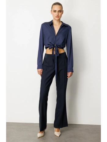 Ekol Beli Lastikli Yandan Cepli Pantolon 01105