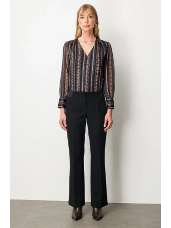 Ekol Beli Lastikli Yandan Cepli Pantolon 01105