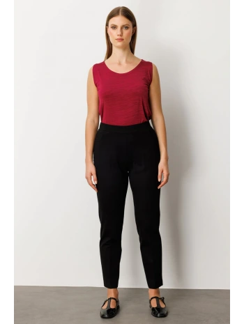 Ekol Dantel Süslemeli Dar Paça Pantolon 01087