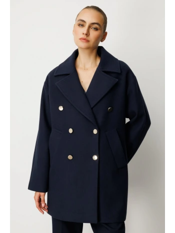 Ekol Gold Düğmeli Manto 06093