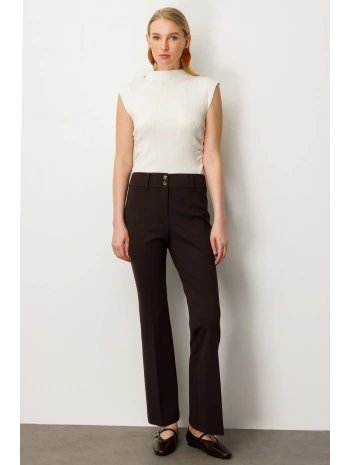 Ekol İspanyol Paça Cepsiz Pantolon 01081