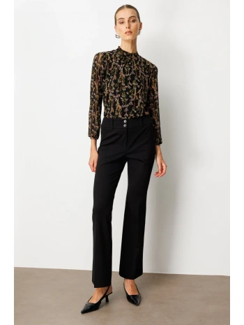 Ekol İspanyol Paça Cepsiz Pantolon 01081