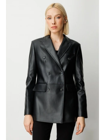 Ekol Kapak Cepli Deri Ceket 05081