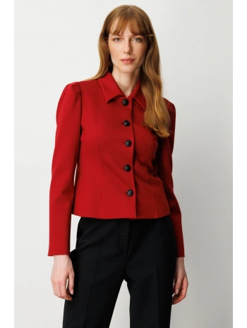 Ekol Polo Yaka Düğmeli Ceket 05145