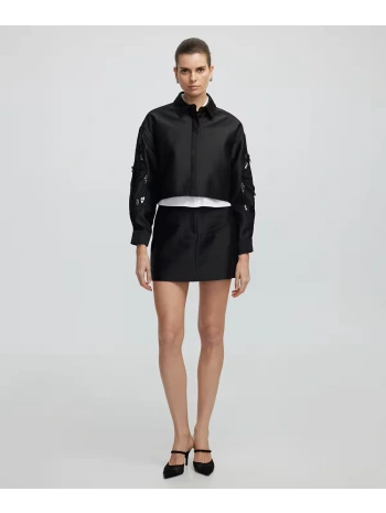 İpekyol Nakışlı Crop Ceket IS1250005050