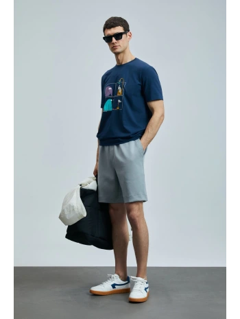 Lufian Funky Yuvarlak Yaka T-shirt 111020254