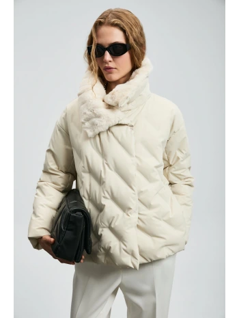 Lufian Monica Kaz Tüyü Mont 122120047