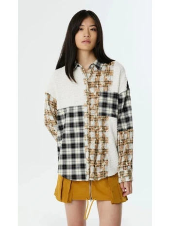 Twist Dokulu Kumaş Mix Gömlek TW6250025045