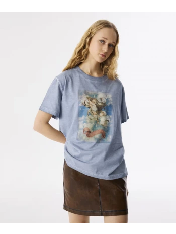 Twist Görsel Baskılı Yıkamalı T-shirt TS1250070047