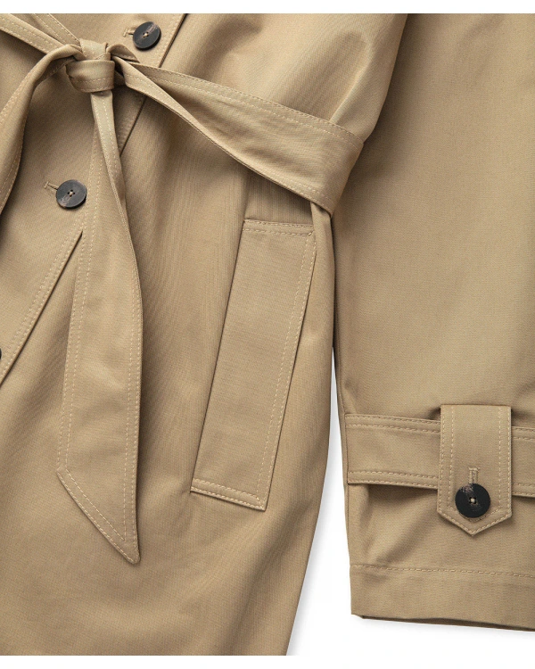 İpekyol Kuşaklı Kadın Natürel Trençkot IW6250011024