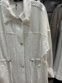 my312 Yakası Broşlu Taşlı Düğmeli Jakarlı Takım 25S1416 Ekru