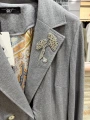 my312 Yakası Taşlı Takım 25S1400 Gri