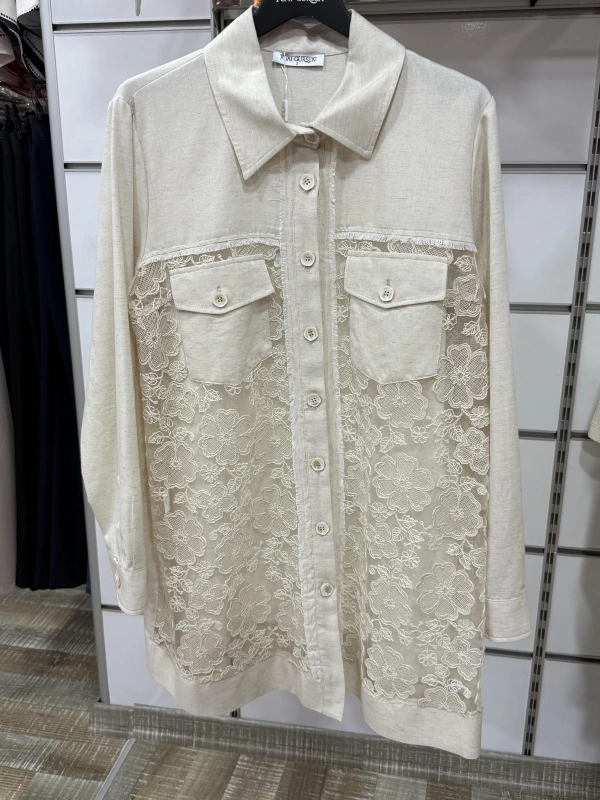 Fuat Gürşen Güpür İşlme Düğmeli Kap 3612