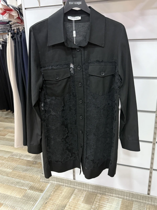 Fuat Gürşen Güpür İşlme Düğmeli Kap 3612