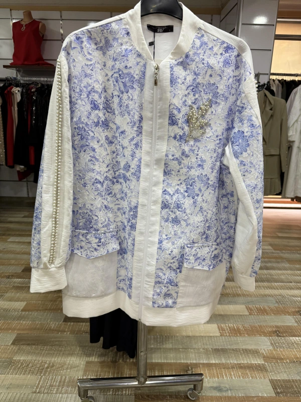 my312 7809 Kolları İncili Lazerli Kap 7809