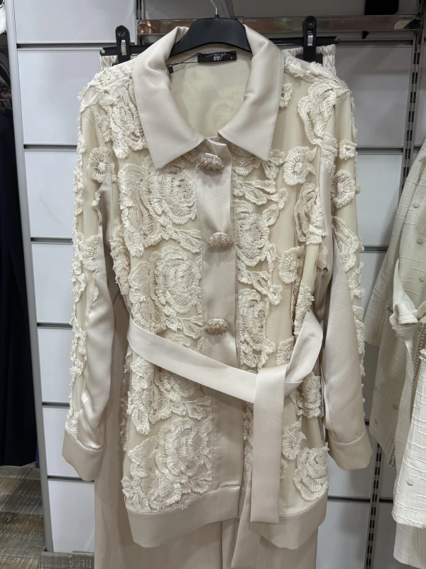 My312 Dantelli Saten Takım 1405