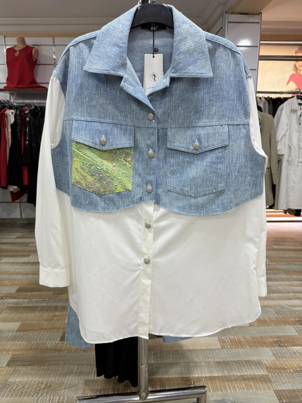 my312 Denim Kot Gömlek 7802