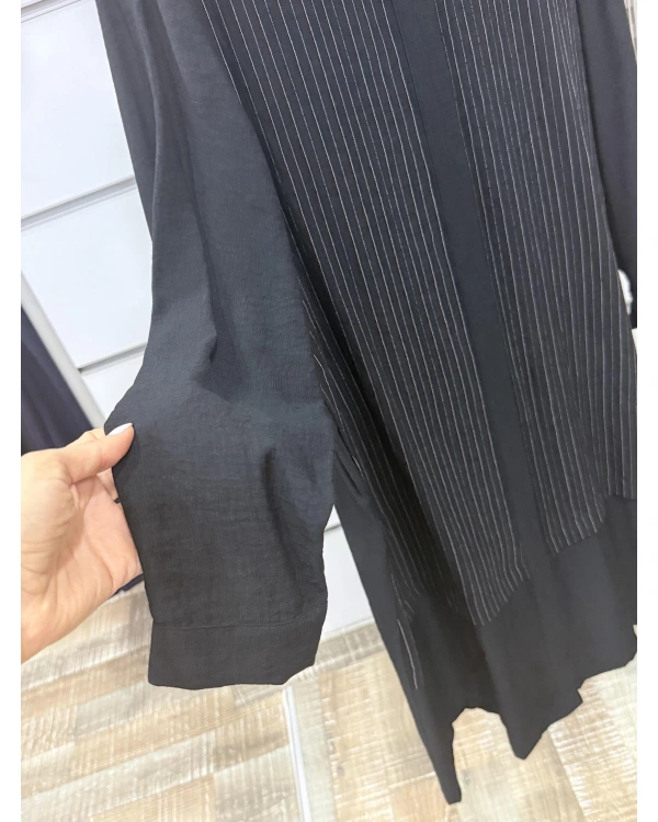 Ahsen Düğmeli Uzun Tunik 25YTNK6913