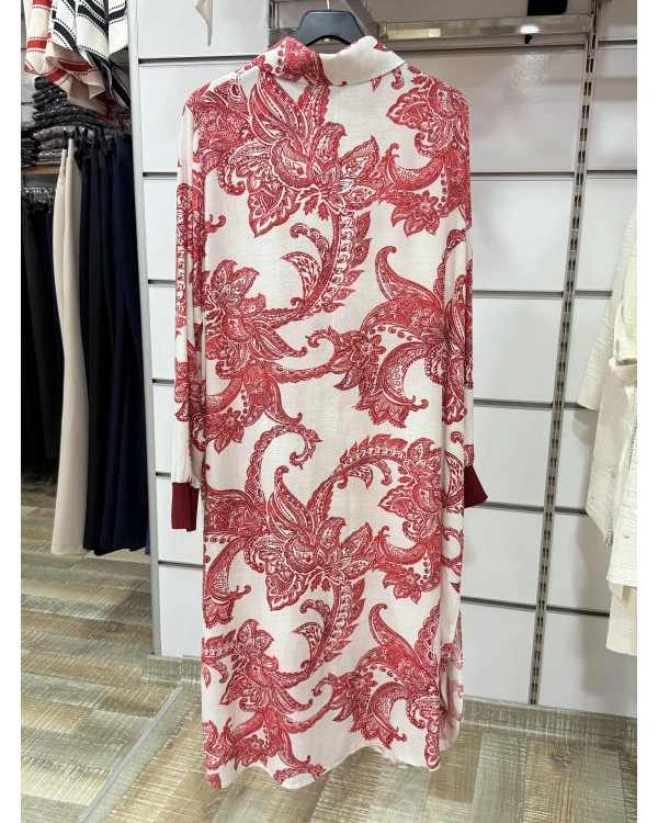 Fuat Gürşen Düğmeli Uzun Tunik 3704