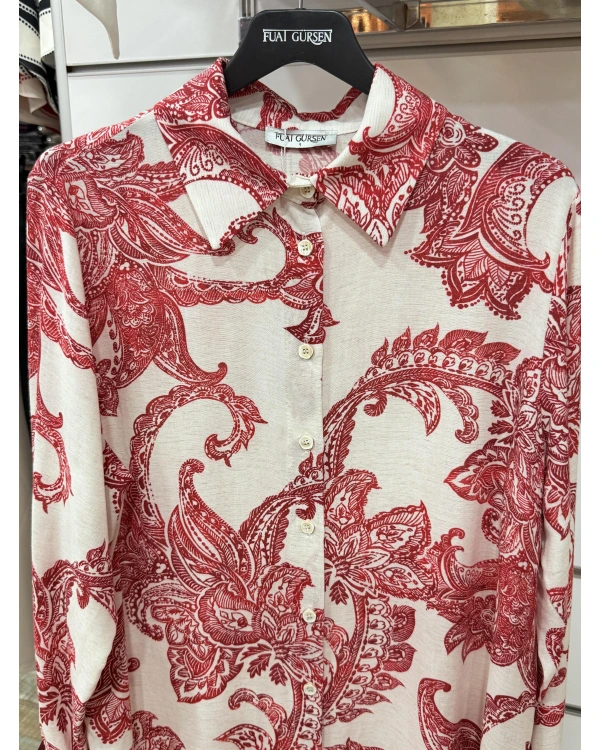 Fuat Gürşen Düğmeli Uzun Tunik 3704