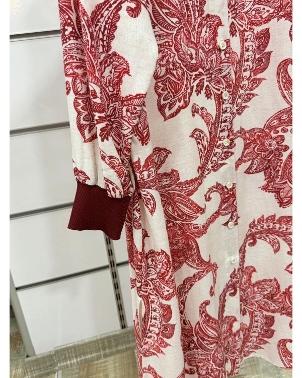 Fuat Gürşen Düğmeli Uzun Tunik 3704