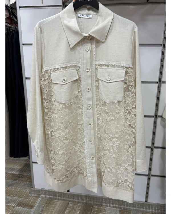 Fuat Gürşen Güpür İşlme Düğmeli Kap 3612