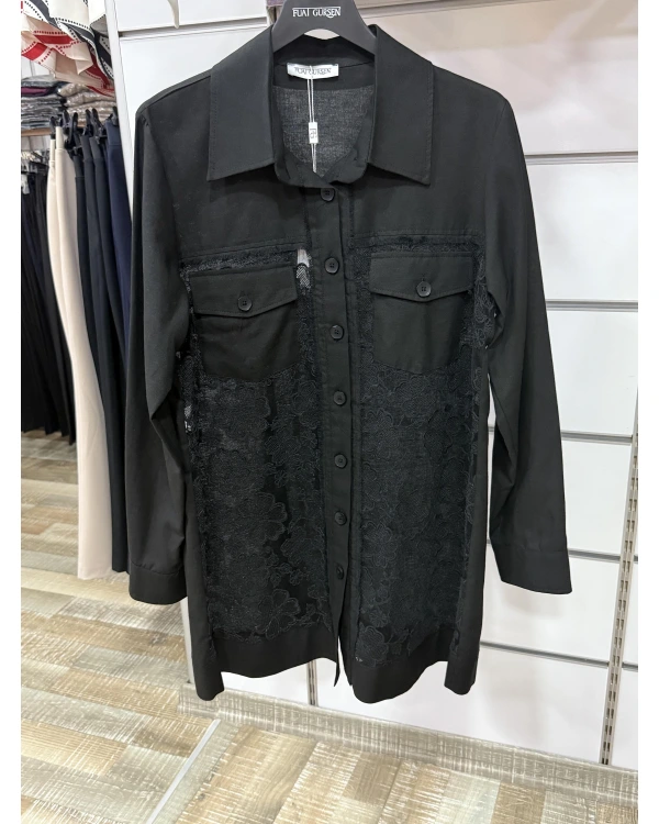 Fuat Gürşen Güpür İşlme Düğmeli Kap 3612