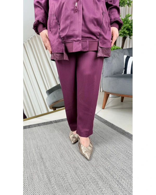 Ghisa Kendinden Desenli Ceket Takım 26KGSTKM3151