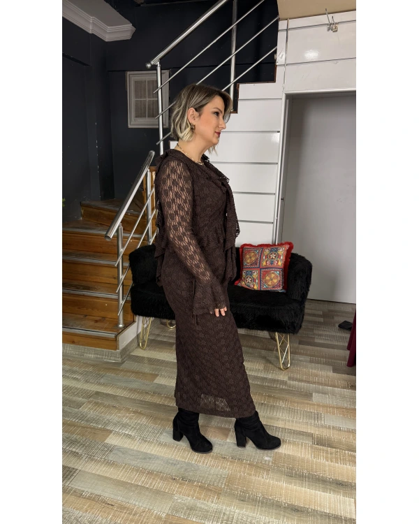 Milestone Uzun Elbise 40451