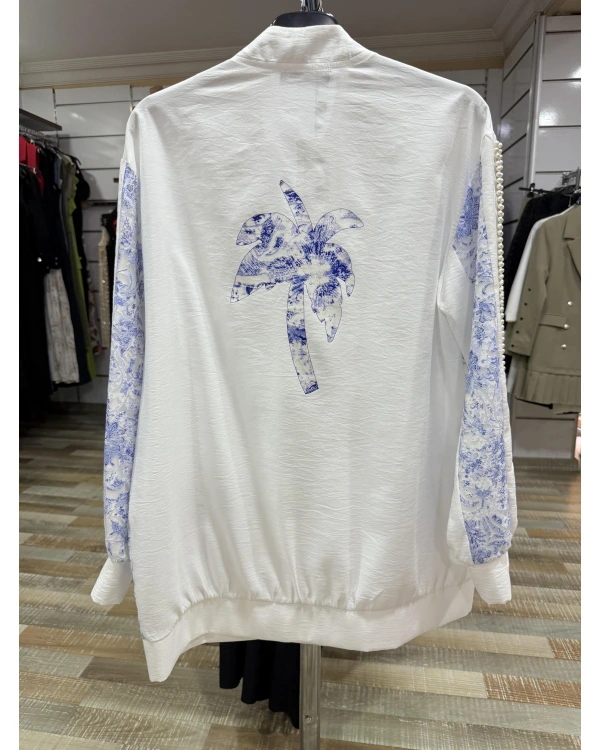 my312 7809 Kolları İncili Lazerli Kap 7809