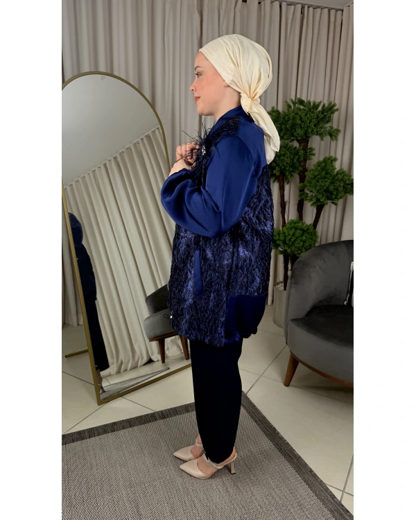 My312 Broşlu Jakar Takım 26W1553